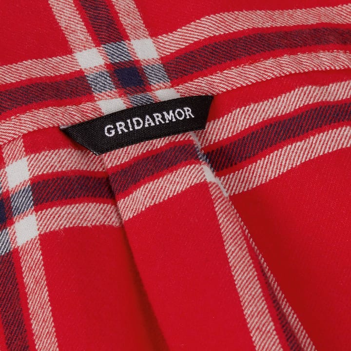 Gridarmor Grimo LS Flannel Shirt Women Ribbon Red Gridarmor Gridarmor Grimo LS Flannel Shirt Women Ribbon Red Gridarmor