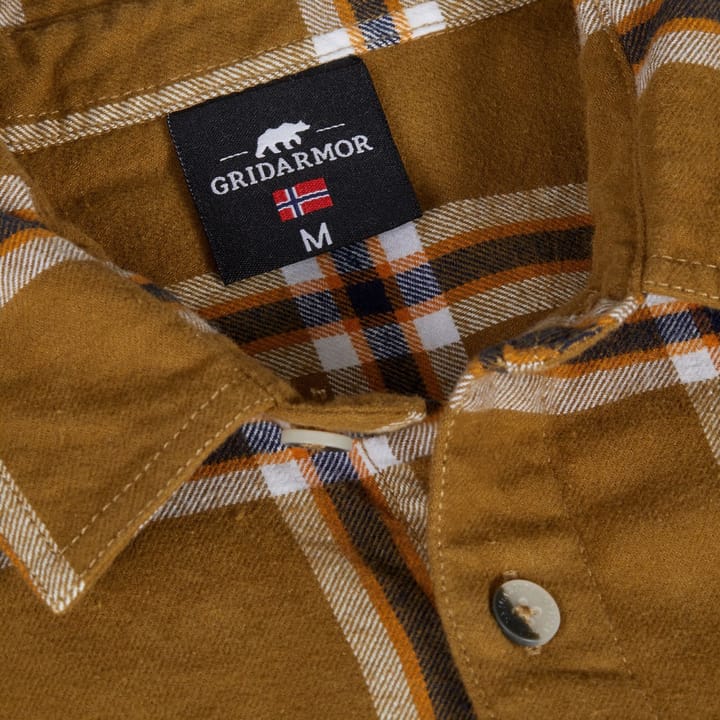 Gridarmor Men's Hauso Long Sleeve Flannel Shirt Butternut Gridarmor Gridarmor Men's Hauso Long Sleeve Flannel Shirt Butternut Gridarmor