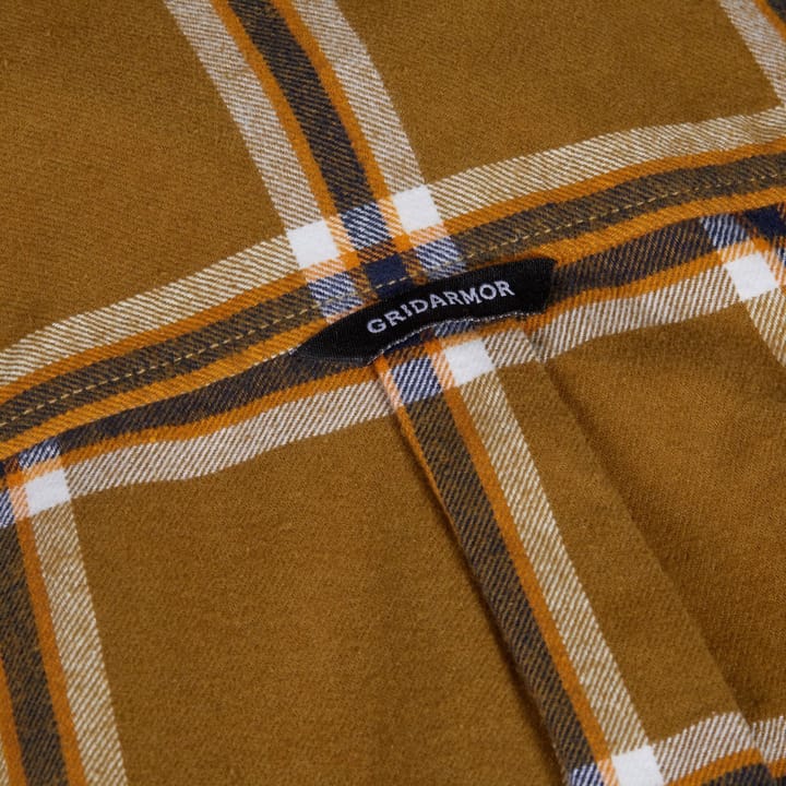 Gridarmor Men's Hauso Long Sleeve Flannel Shirt Butternut Gridarmor Gridarmor Men's Hauso Long Sleeve Flannel Shirt Butternut Gridarmor