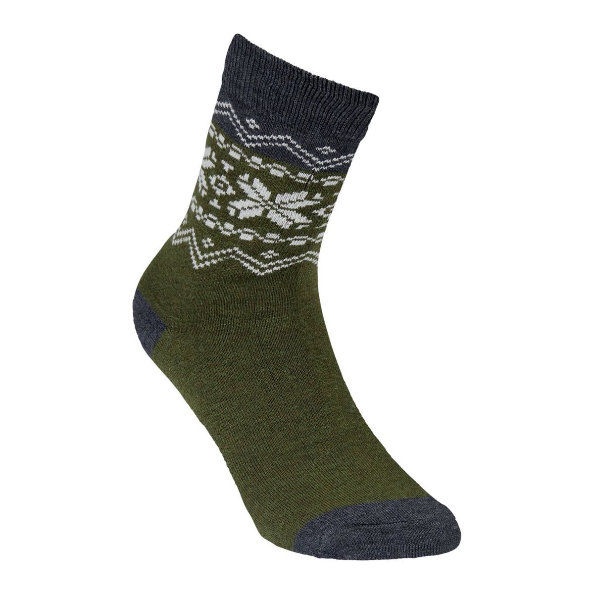 Gridarmor Heritage Merino Socks Green/Grey/White