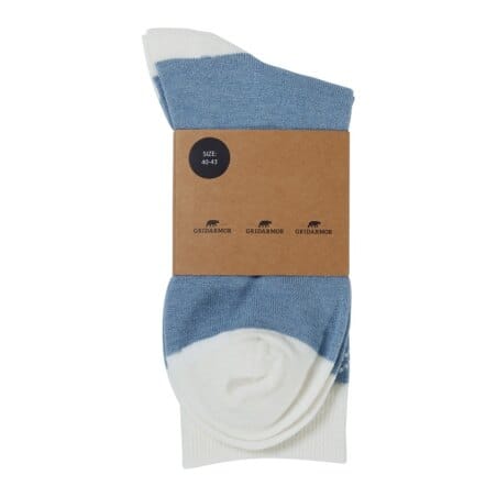 Gridarmor Heritage Merino Socks Lt. Blue/White Gridarmor