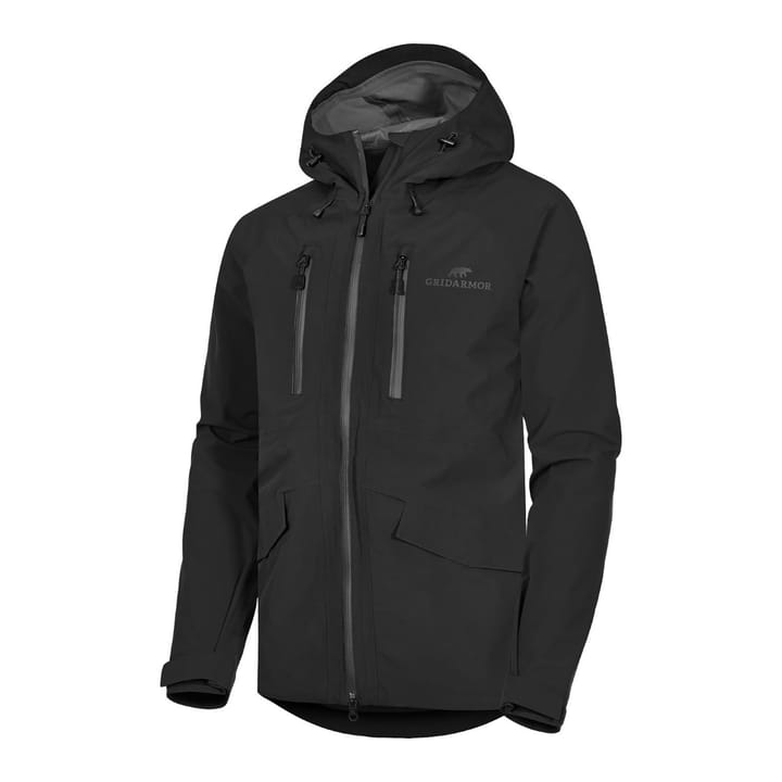 Gridarmor Kvisla 3L Jacket Men's Jet Black Gridarmor Gridarmor Kvisla 3L Jacket Men's Jet Black Gridarmor