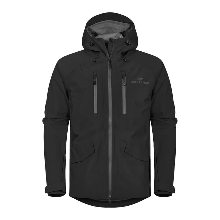 Gridarmor Kvisla 3L Jacket Men's Jet Black Gridarmor Gridarmor Kvisla 3L Jacket Men's Jet Black Gridarmor