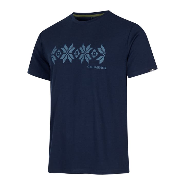 Gridarmor Larsnes Merino T-Shirt Men Navy Blazer Gridarmor