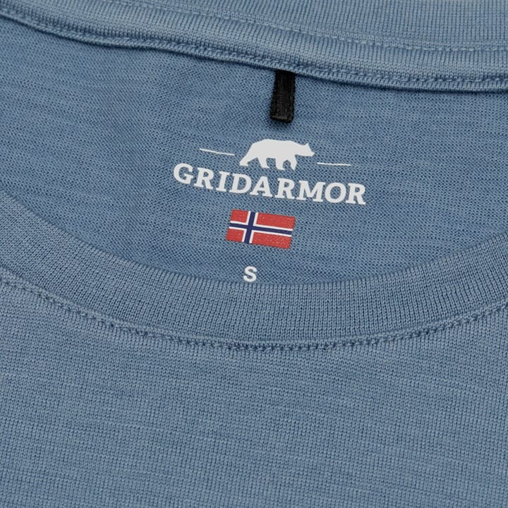 Gridarmor Larsnes Merino T-Skjorte Wmn Blue Shadow Gridarmor