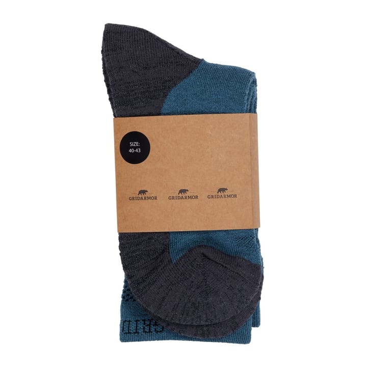 Gridarmor Merino Trekking Sock Indian Teal Gridarmor