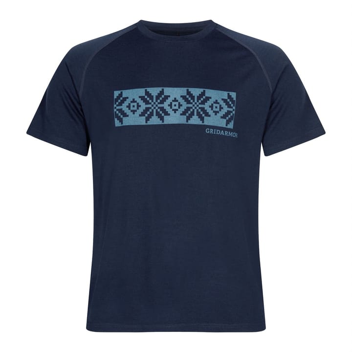 Gridarmor Men's Odda Merino T-Shirt Navy Blazer Gridarmor Gridarmor Men's Odda Merino T-Shirt Navy Blazer Gridarmor