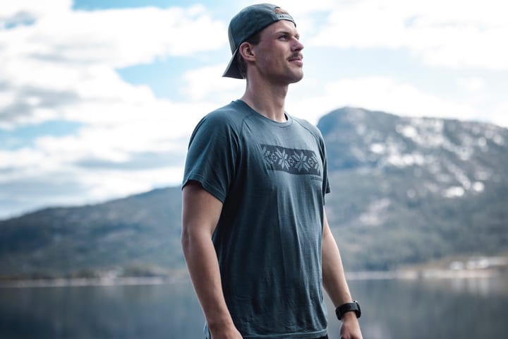 Gridarmor Odda Merino T-shirt Men's Winter Moss Gridarmor