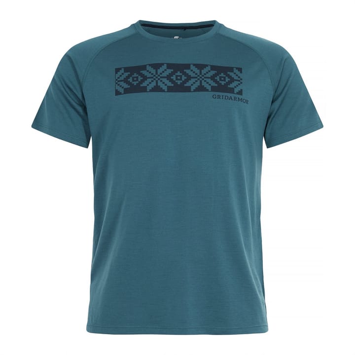 Gridarmor Odda Merino T-shirt Men's Indian Teal Gridarmor Gridarmor Odda Merino T-shirt Men's Indian Teal Gridarmor