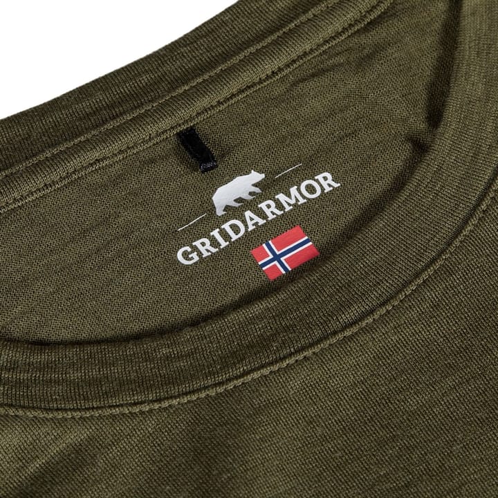 Gridarmor Men's Odda Merino T-Shirt Winter Moss Gridarmor Gridarmor Men's Odda Merino T-Shirt Winter Moss Gridarmor
