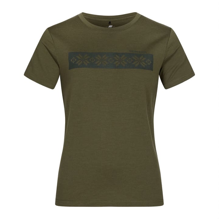 Gridarmor Odda Merino T-shirt Wmn Winter Moss Gridarmor