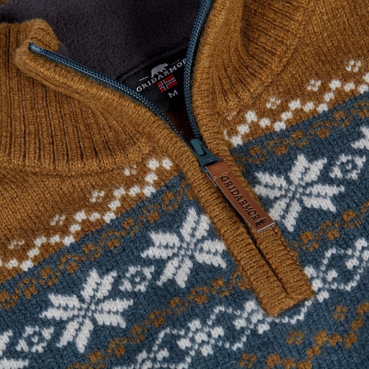 Gridarmor Men's Snøkrystall Ullgenser Dark Slate Gridarmor Gridarmor Men's Snøkrystall Ullgenser Dark Slate Gridarmor