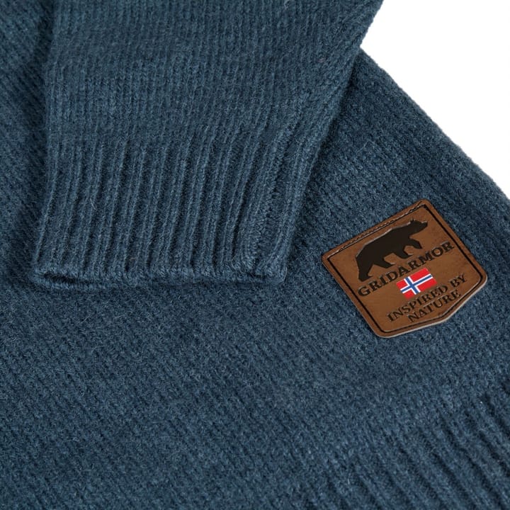 Gridarmor Men's Snøkrystall Ullgenser Dark Slate Gridarmor Gridarmor Men's Snøkrystall Ullgenser Dark Slate Gridarmor