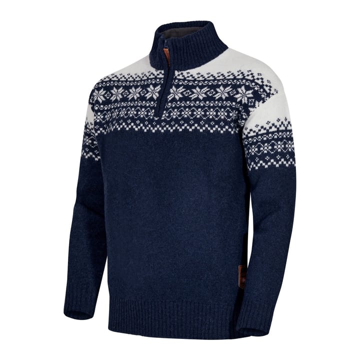 Gridarmor Men's Snøkrystall Ullgenser Navy Gridarmor Gridarmor Men's Snøkrystall Ullgenser Navy Gridarmor