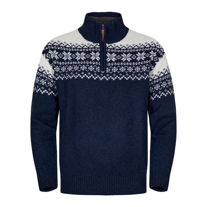 Gridarmor Men's Snøkrystall Ullgenser Navy Gridarmor Gridarmor Men's Snøkrystall Ullgenser Navy Gridarmor