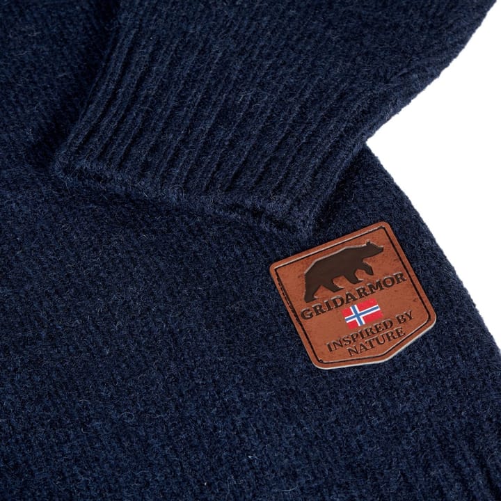 Gridarmor Men's Snøkrystall Ullgenser Navy Gridarmor Gridarmor Men's Snøkrystall Ullgenser Navy Gridarmor