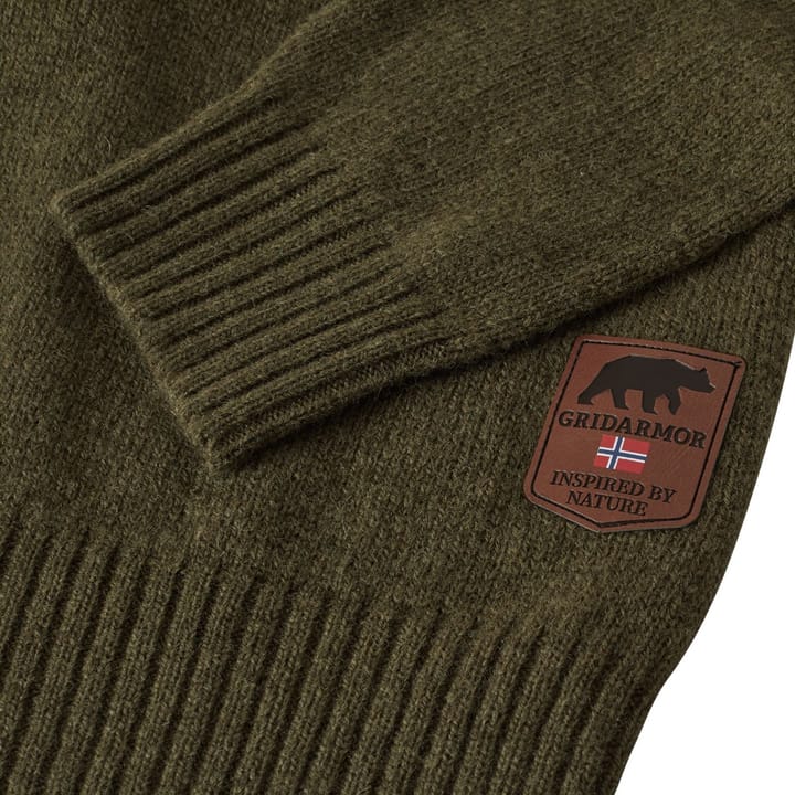 Gridarmor Men's Snøkrystall Ullgenser Winter Moss Gridarmor