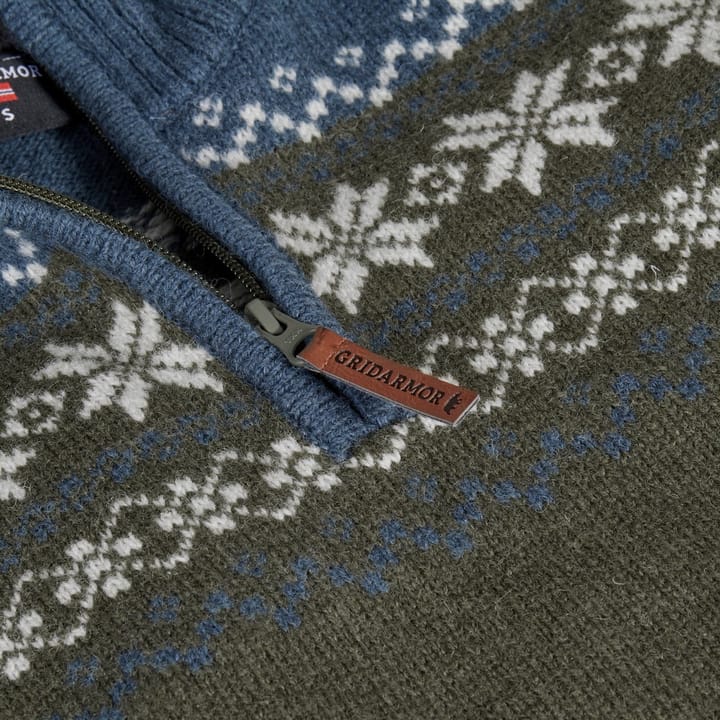 Gridarmor Women's Snøkrystall Ullgenser Winter Moss Gridarmor