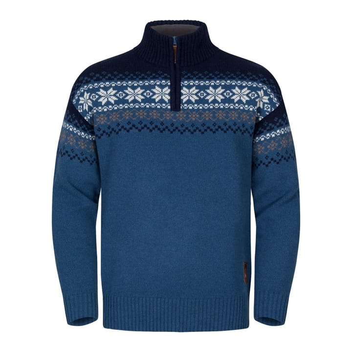 Gridarmor Snøkrystall Hz Ullgenser Men Blue/White/Navy Gridarmor Gridarmor Snøkrystall Hz Ullgenser Men Blue/White/Navy Gridarmor