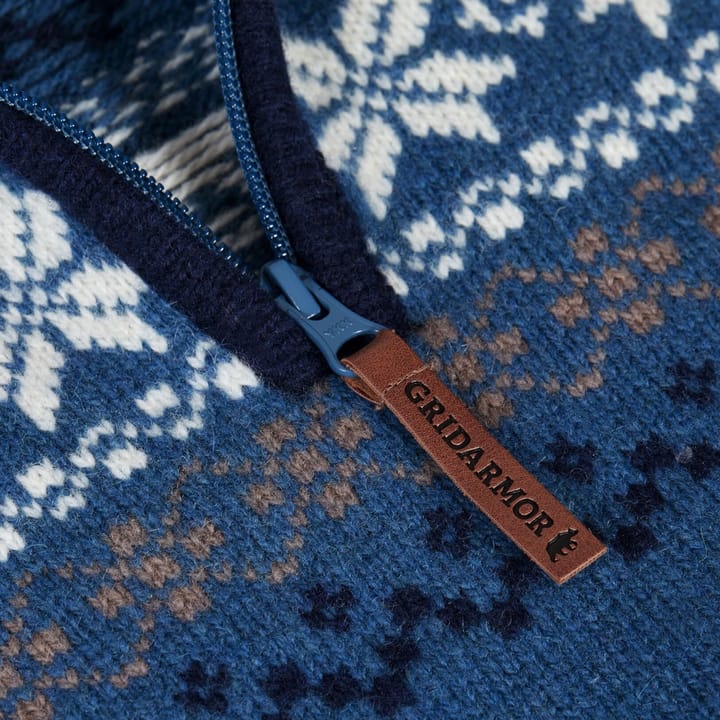 Gridarmor Snøkrystall Hz Ullgenser Men Blue/White/Navy Gridarmor Gridarmor Snøkrystall Hz Ullgenser Men Blue/White/Navy Gridarmor