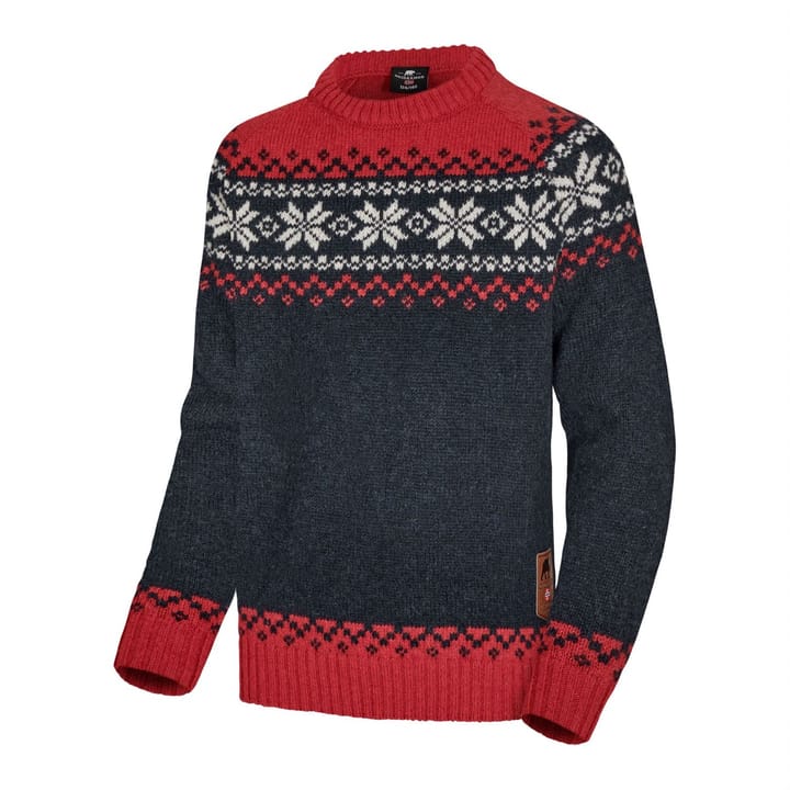 Gridarmor  Kids' Snøkrystall Ullgenser Navy Blazer Gridarmor