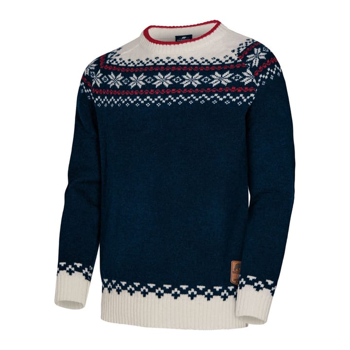 Gridarmor Men's Snøkrystall Ullgenser Navy Blazer Gridarmor