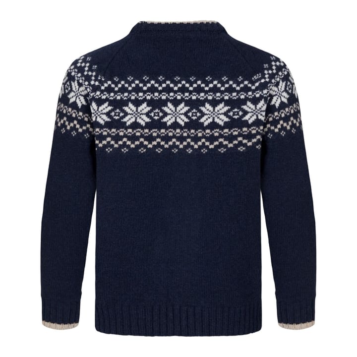 Gridarmor Kids' Snøkrystall Round Neck Ullgenser Navy/White/Beige Gridarmor Gridarmor Kids' Snøkrystall Round Neck Ullgenser Navy/White/Beige Gridarmor