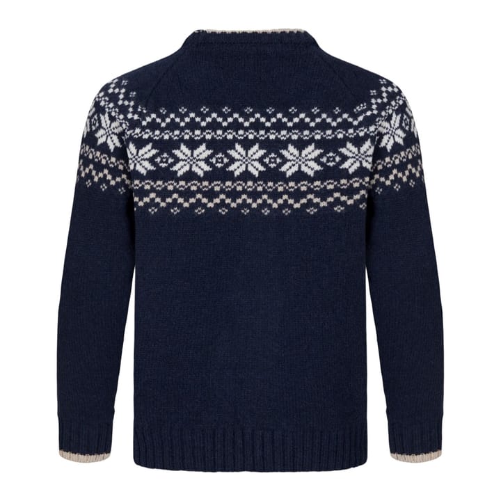 Gridarmor Snøkrystall Ullgenser Jr Navy/White/Beige Gridarmor