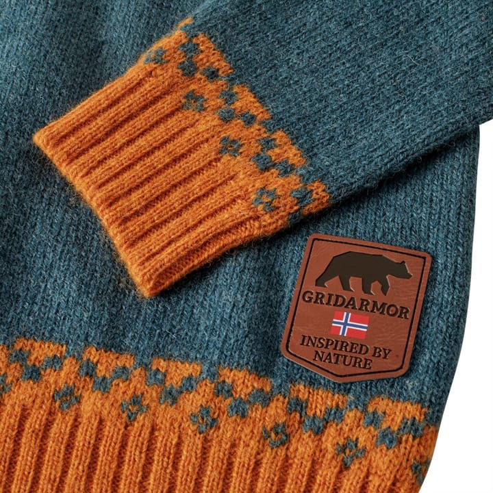 Gridarmor Kids' Snøkrystall Ullgenser Golden Oak Gridarmor Gridarmor Kids' Snøkrystall Ullgenser Golden Oak Gridarmor