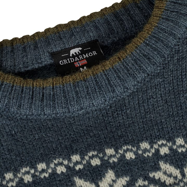 Gridarmor Men's Snøkrystall Ullgenser Dark Slate Gridarmor Gridarmor Men's Snøkrystall Ullgenser Dark Slate Gridarmor