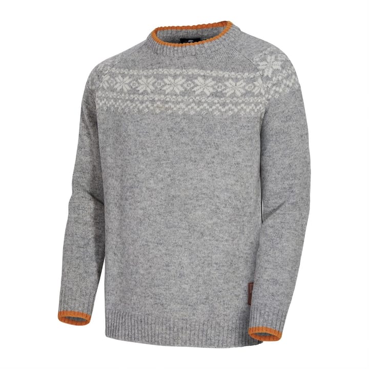 Gridarmor Men's Snøkrystall Ullgenser Grey Melange Gridarmor Gridarmor Men's Snøkrystall Ullgenser Grey Melange Gridarmor