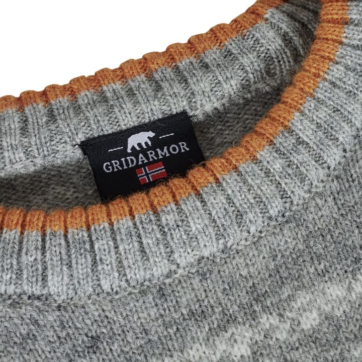 Gridarmor Men's Snøkrystall Ullgenser Grey Melange Gridarmor Gridarmor Men's Snøkrystall Ullgenser Grey Melange Gridarmor