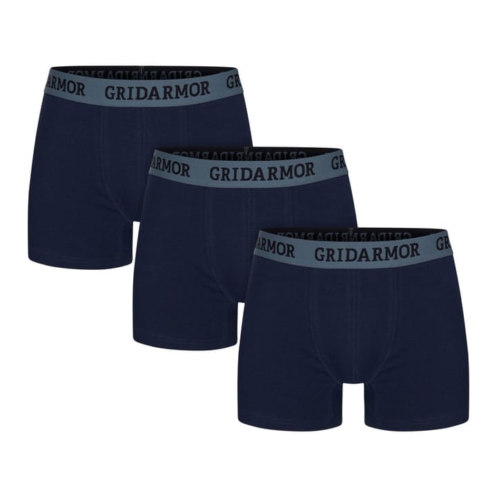 Gridarmor Steine 3p Cotton Boxers 2.0 Men Navy Blazer Gridarmor