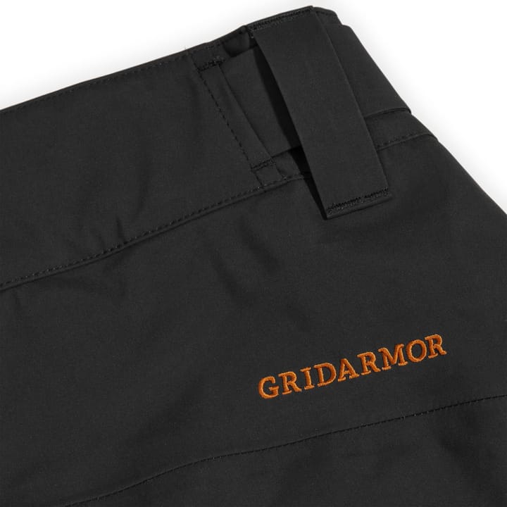 Gridarmor Men's Storfosna 3-Layer Shell Pants Side Zip Jet Black Gridarmor