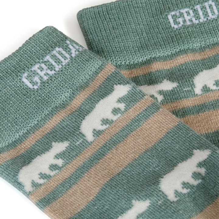 Gridarmor Striped Bear Merino Socks Green Bay Gridarmor