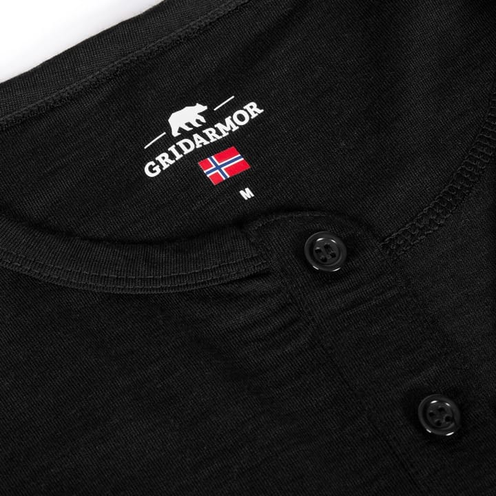 Gridarmor Men's Ulvik Wool Top Black Beauty Gridarmor Gridarmor Men's Ulvik Wool Top Black Beauty Gridarmor