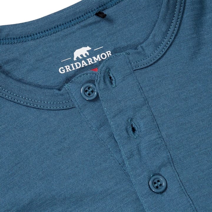 Gridarmor Ulvik Wool Top Kids Indian Teal Gridarmor Gridarmor Ulvik Wool Top Kids Indian Teal Gridarmor