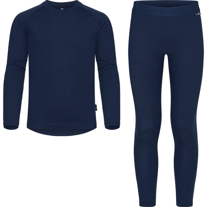 Gridarmor Viks Wool Undertøy Set Jr Navy Blazer Gridarmor