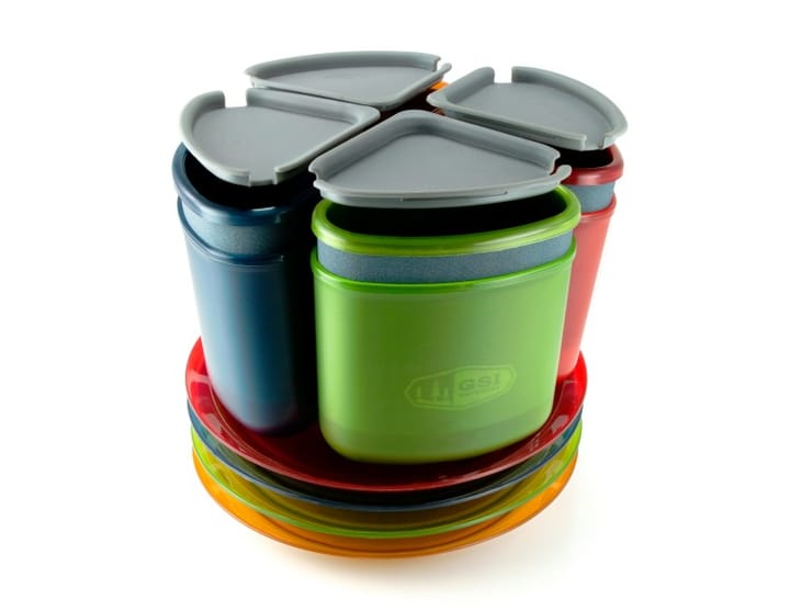 GSI Outdoors INFINITY4 PERSON COMPACT TABLESET Multicolor GSI Outdoors GSI Outdoors INFINITY4 PERSON COMPACT TABLESET Multicolor GSI Outdoors