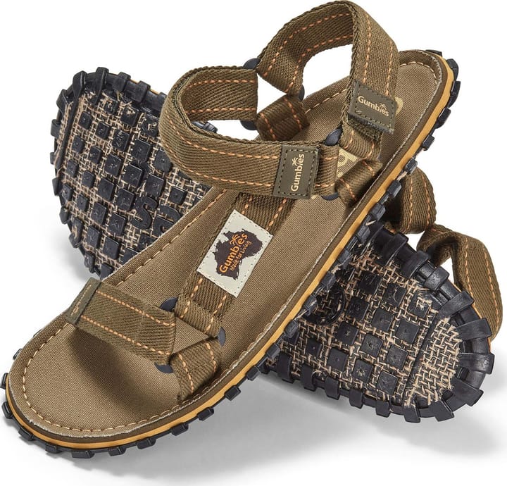 Gumbies Unisex Tracker Sandals Khaki Gumbies