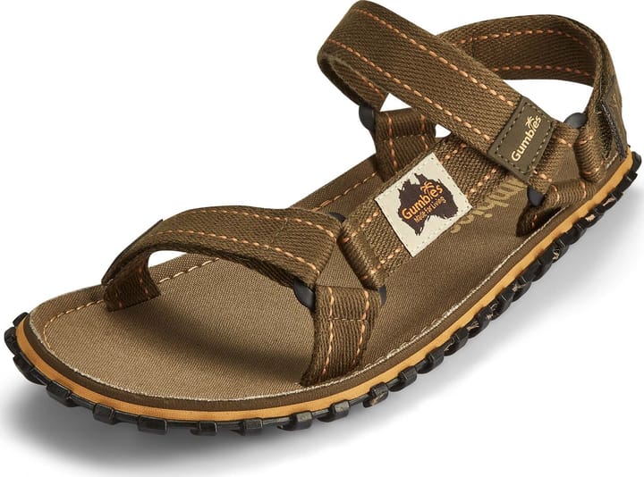 Gumbies Unisex Tracker Sandals Khaki Gumbies