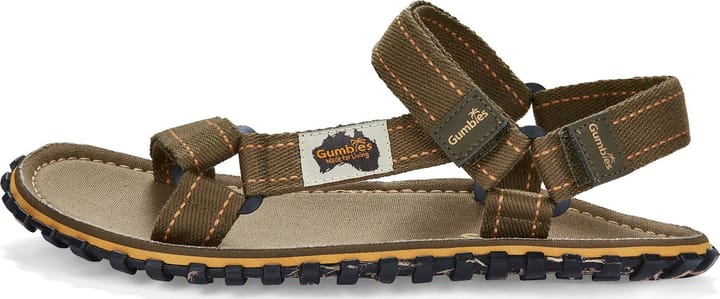 Gumbies Unisex Tracker Sandals Khaki Gumbies