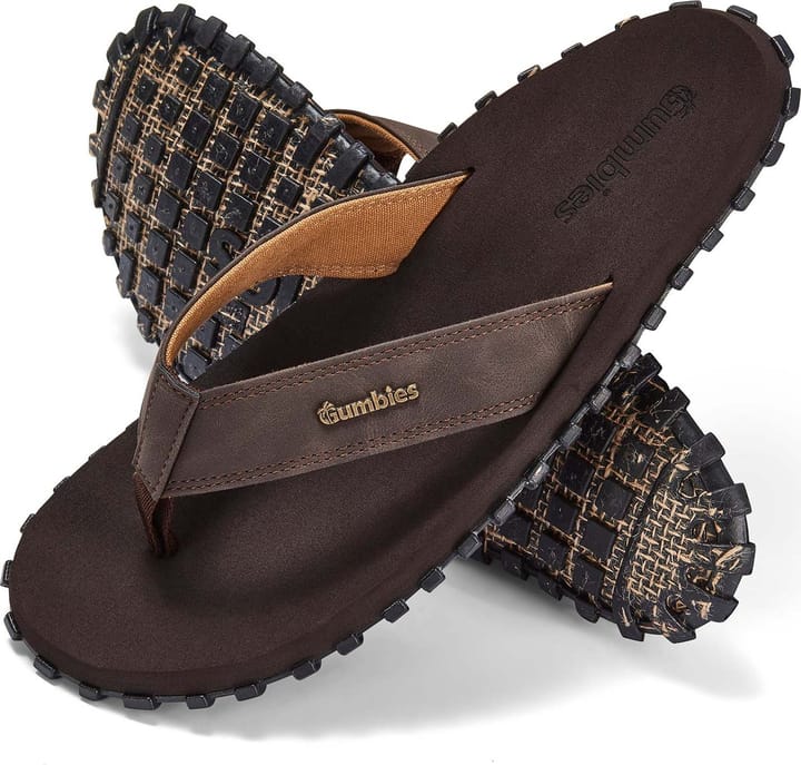 Gumbies Vegovert Flip-Flops Brown Gumbies