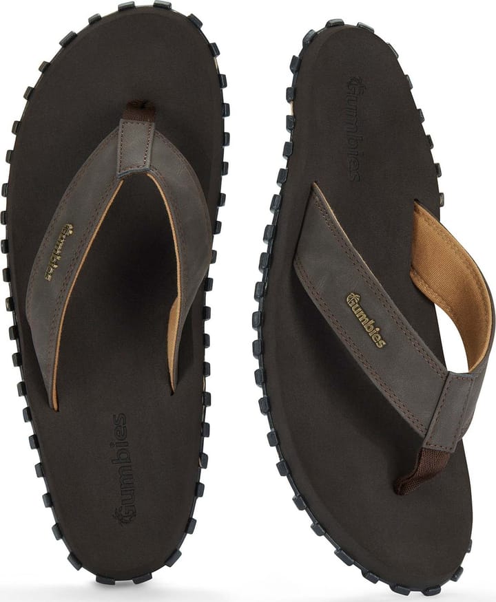 Gumbies Vegovert Flip-Flops Brown Gumbies