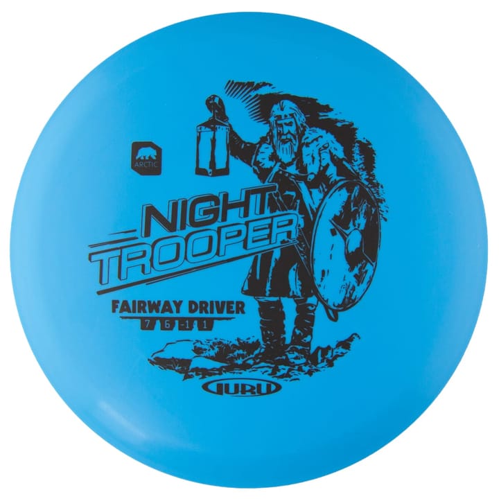 Guru Disc Golf Arctic Line Driver Night Trooper, 150-165g Blue Guru Disc Golf