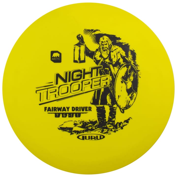 Guru Arctic Line Driver Night Trooper, 150-165g Yellow Guru Disc Golf