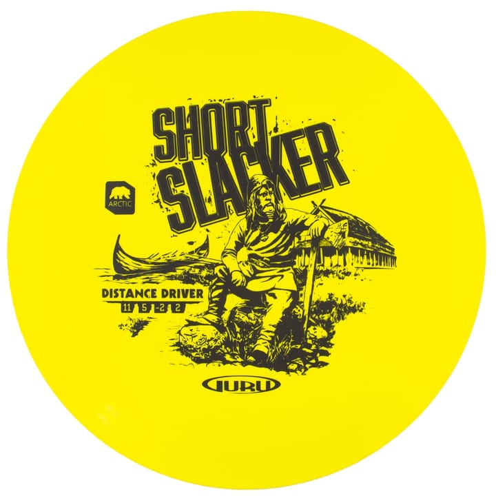 Guru Arctic Line Driver Short Slacker, 150-165g Yellow Guru Disc Golf