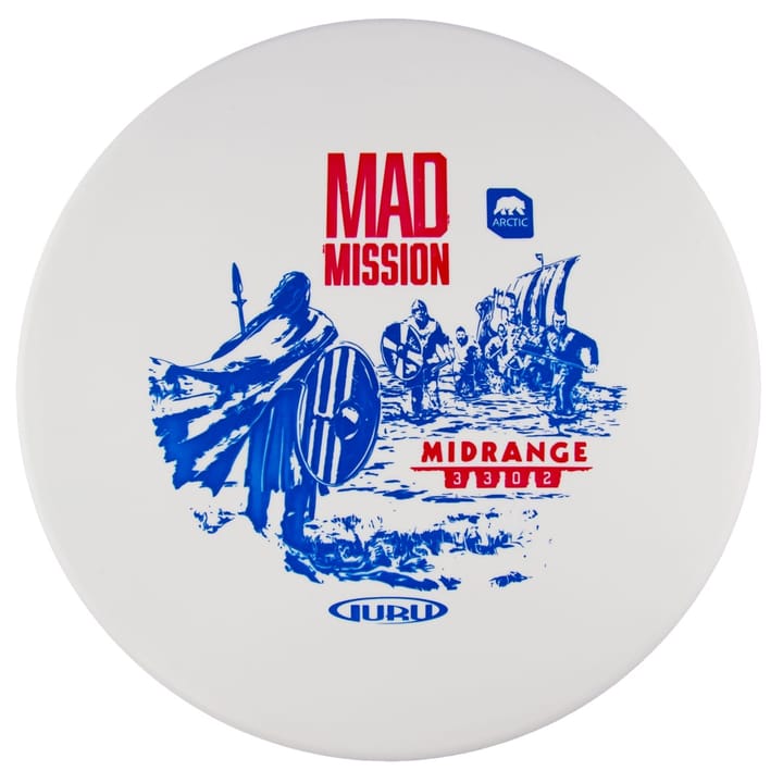Guru Arctic Line Midrange Mad Mission, 150-165g White Guru Disc Golf