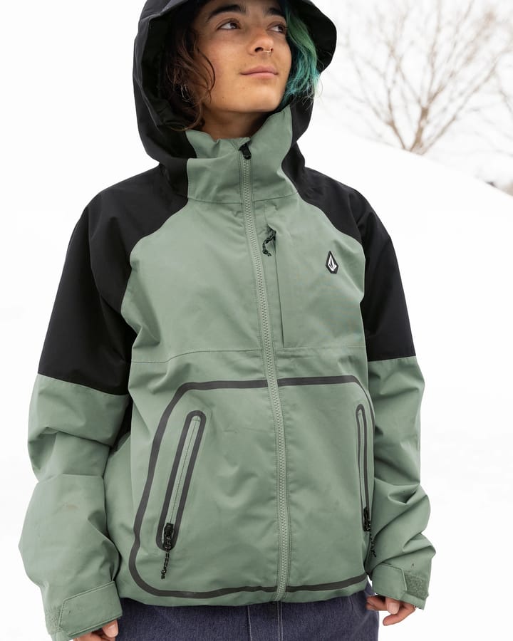 Volcom Women's Revna 20K Shell Jacket Lichen Green Volcom Volcom Women's Revna 20K Shell Jacket Lichen Green Volcom