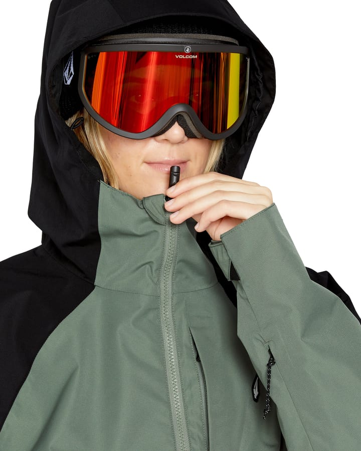 Volcom Women's Revna 20K Shell Jacket Lichen Green Volcom